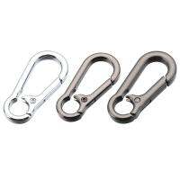 FDBQV 1/2/5pcs สีดำสีเทาเงิน Push Trigger ตะขอโลหะผสมสังกะสี หัวเข็มขัดกระเป๋า Spring Buckles Carabiner Purses Handbags คลิปหนีบสแน็ป