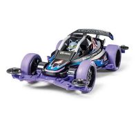 Tamiya 18085 Big Bad Wolf Ungu Hitam Kelabu VS Chassis Single Aci Motor 132 Skala Mini 4WD Lupine Racer Hiwan Siri Kereta