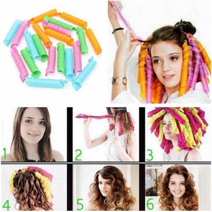 Magic Hair Curlers long Twist Spiral Circle Curlformers Magic Rollers Styling Tool 18 PCS | Lazada Magic Hair Curlers long Twist Spiral Circle Curlformers Magic Rollers Styling Tool 18 PCS | Lazada