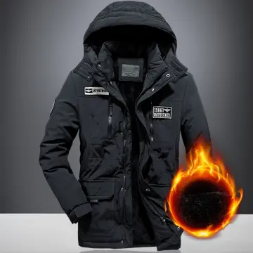 Mens black hot sale winter jacket