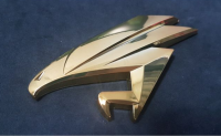 TOYOTA LEXUS HARRIER car logo emblem size 13 CM โลโก้นกทอง ของแต่งโตโยต้า เฮริเออร์