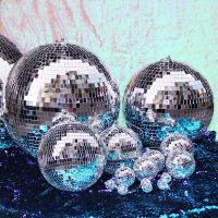 681215cm Christmas Ball Hanging Ornaments Mini Disco Mirror Balls Christmas Tree Cake Decoration Xmas Party Favor Gift