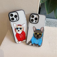 Tide brand High end air cushion protection phone case for iphone 14 14plus 14pro 14promax 13 13pro 13promax Cute, cool dog design 12 12pro 12promax 11 11promax High quality transparent soft shockproof shell x xr xsmax 7plus Cute New Design