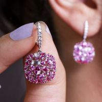 【CC】 2022 New Fashion Earrings Luxury for Bridal Wedding Birthday Jewelry pendientes mujer