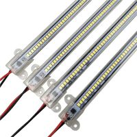 【CW】 5pcs 12V 24V 220V SMD 2835 5630 Hard Rigid Strip Bar Tube Cabinet Wall