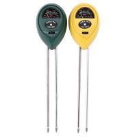 2Pcs Soil PH Meter 3 in 1 Gardening Tool Soil Tester Kit with Moisture Light and PH Test for Garden Farm Lawn Indoor