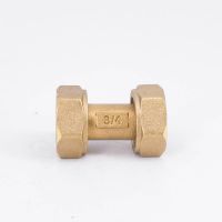 3/4 BSP Female Brass Union Pipe Fitting Water Gas Oil For Water Meter