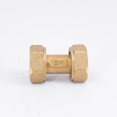 3/4 BSP Female Brass Union Pipe Fitting Water Gas Oil For Water Meter