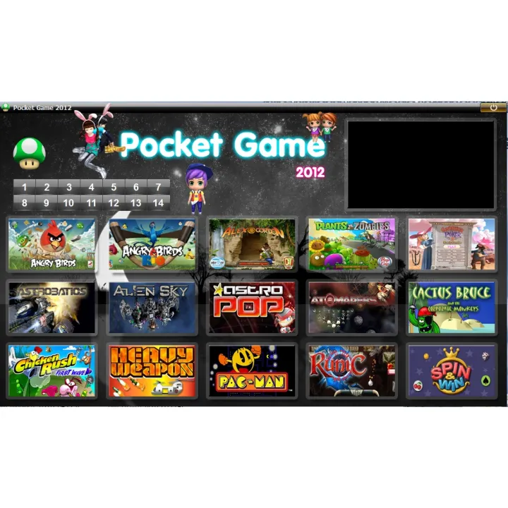 ️PC GAME Pocket Game 2012 รวมเกม 210 in 1 [ ลดราคาพิเศษ30