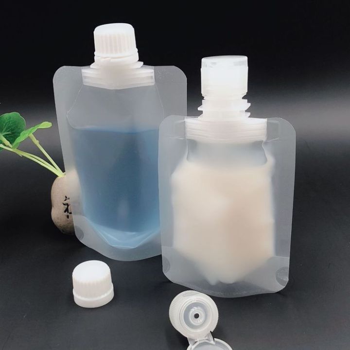 cw-5pcs-30-50-100ml-clamshell-up-spout-plastic-hand-sanitizer-shampoo-makeup-fluid-bottles