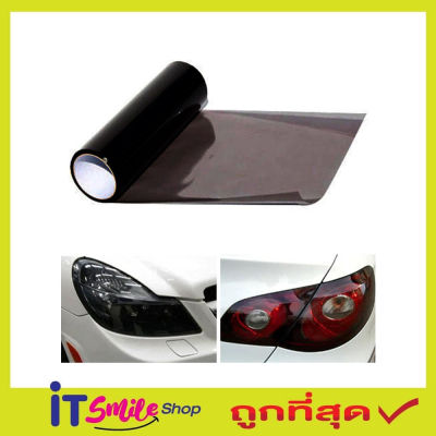 ฟิล์มติดไฟหน้า CAR LIGHT FILM 40X100CM ฟิล์มติดไฟหน้ารถยนต์ ฟิล์มดำติกรถ ฟิล์มดำติดกระจก ฟิล์มติดโคมไฟหน้ารถยนต์ ฟิล์มติดไฟท้าย สีดำชา