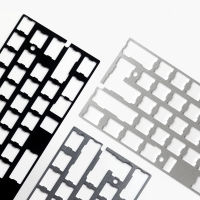 CNC Aluminum Brush Finish Universal Anodized Positioning Board Plate For GH60 60 Keyboard DIY Support ISO ANSI WKL