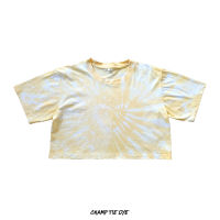 เสื้อครอปมัดย้อม เอวลอย Tie Dye  Crop top