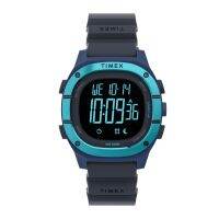 Timex TW5M35500 Digital Command LT นาฬิกาข้อมือผู้ชาย สายซิลิโคน สีน้ำเงิน