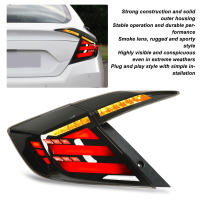 Mugen LED Taillights LED Tail Light Assembly Multiple Lighting Functions Lasting Performance Super Bright for Car