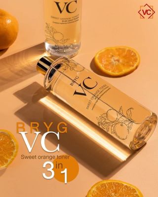 วีซี โทนเนอร์ บำรุง น้ำตบ Mask ทำความสะอาดผิวหน้า ที่เช็ดหน้า BRYG ORANGE TONER VC toner สูตรส้ม