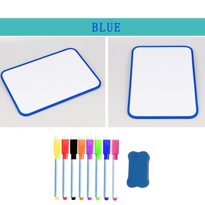 Magnetic Whiteboard Erasable Double Side Board for Notes Drawing Graffiti Writing for Kids Mini Office School Supplies A4 Size