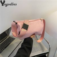 Fashion Candy Color Pillow Crossbody Bag for Women Summer Wide Strap Casual Travel Shoulder Bag Simple Design Small Handbag