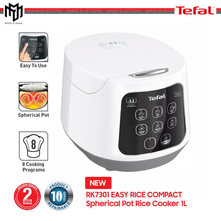 tefal easy rice compact rice cooker rk7301