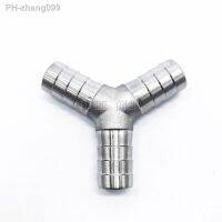 304 Stainless Steel Y-Shape Tee Barb Hose Fittings 6mm- 40mm 3 Way Hose Tube Barb Barbed Coupling