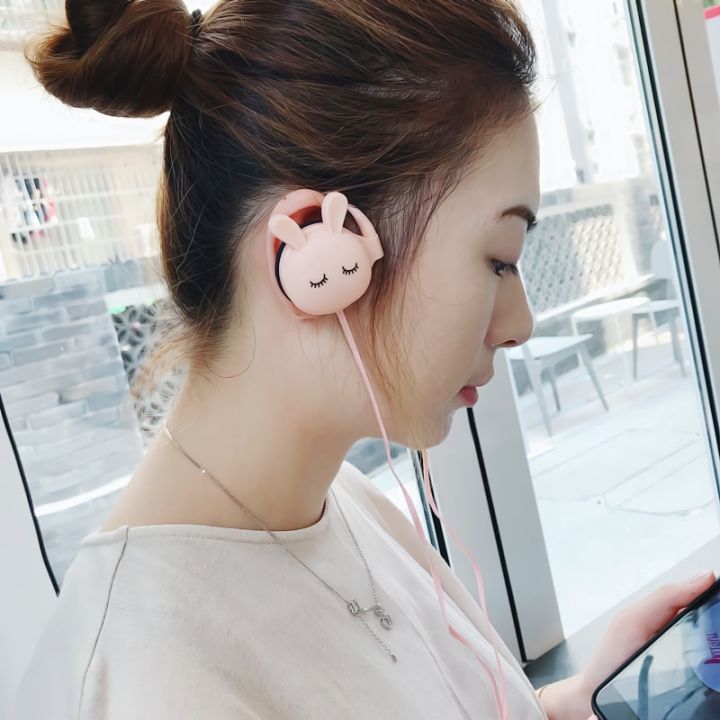 3-5mm-cute-cartoon-rabbit-ear-hook-wired-earphone-sports-running-stereo-headphone-noise-reduction-children-girl-headset