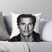 [HOT SHXLLOWWQWH 522] แมทธิว McConaughey สแควร์ปลอกหมอนโพลีเอสเตอร์ผ้าลินินกำมะหยี่สร้างสรรค์ซิปตกแต่งปลอกหมอนห้องปลอกหมอนอิง