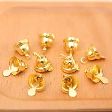 1cm 2cm 10/100pcs Small Bells for Crafts Mini Jingle Bells Gold Silver Pet  Hanging Metal Bell Wedding Christmas Decoration Accessories 