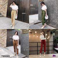 P6989  Set เสื้อแขนตุ๊กตา+กางเกงขายาวผูกเอว  Set of doll sleeves + long pants with waist tie