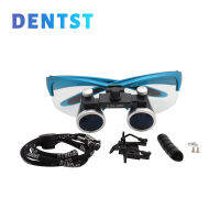 Dentst Dentistry Binocular Magnifier Magnification 2.5X 3.5X With 3W Head Light Magnifying Glass Ultra-lightweight