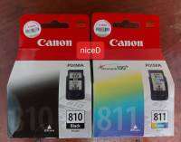 Canon รุ่น PG-810 BK (สีดำ) รุ่น CL-811 CO (สี) ของแท้100% สำหรับ IP2770/ IP2772/ MP245/258/276/287/467/486/237/496/497/MX328/338/ออกใบกำกับภาษีได้