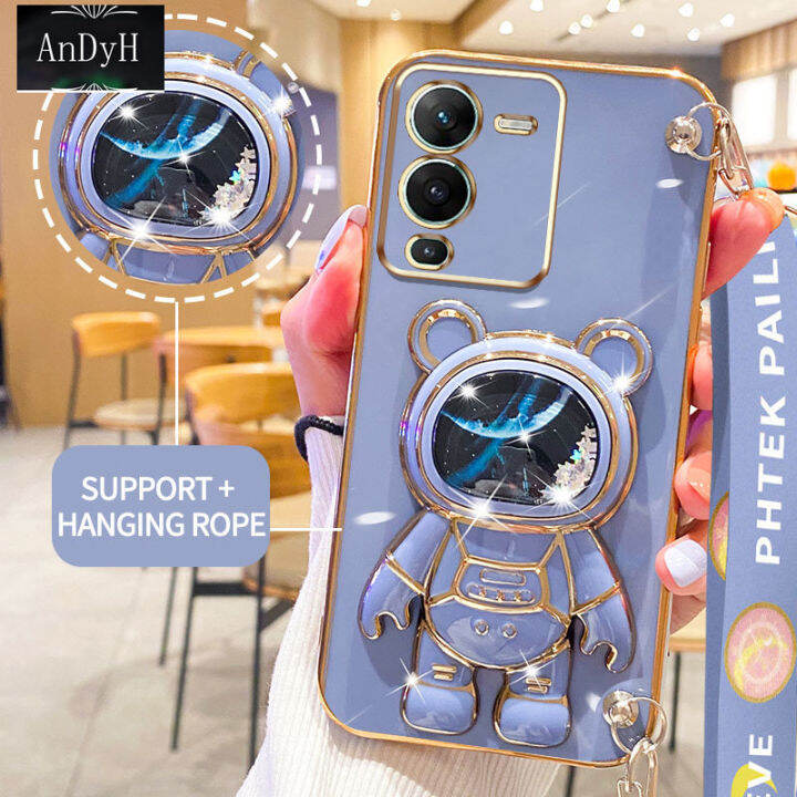 andyh-nbsp-casing-nbsp-for-vivo-v25-pro-5g-phone-nbsp-case-nbsp-cute-nbsp-3d-nbsp-starry-nbsp-sky-nbsp-astronaut-nbsp-desk-nbsp-holder-nbsp-with-lanyard