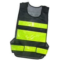 High Visibility Safety Vest High Visibility Safety Vest With Reflective Strips Black