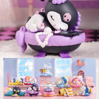 Sanrio เต็มหลับชุด Kuromi H Ello K Itty Melody Cinnamoroll ตัวเลขสำนักงานตกแต่งสก์ท็อปรูปแบบการเก็บตุ๊กตาสำหรับของขวัญ