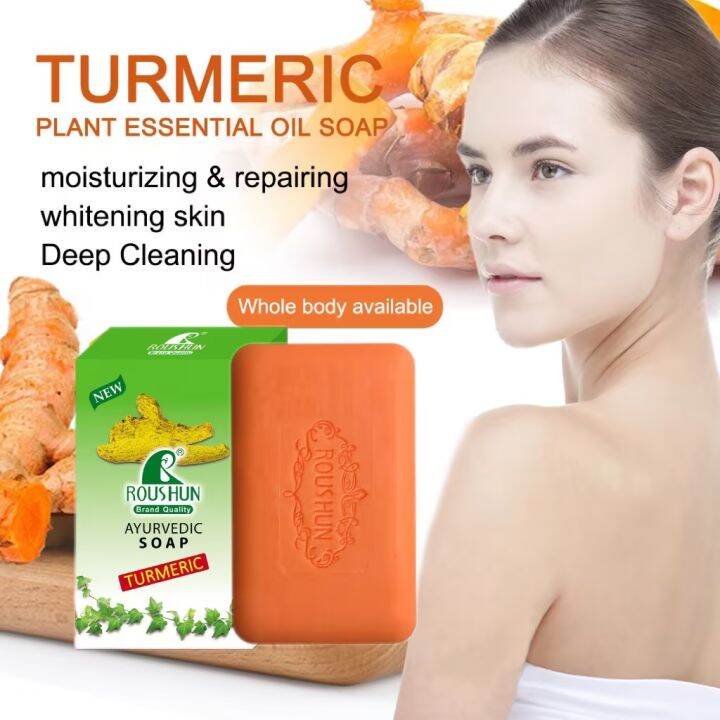 Original Turmeric Soap Hydrating Moisturizing Deep Cleansing Antiaging