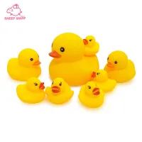 เป็ดเหลือง ของเล่นอ่างอาบน้ำ เป็ดยางลอยน้ำ บีบมีเสียง ของเล่นอาบน้ำ เป็ดเหลืองอาบน้ำ ตุ๊กตาเป็ดเหลือง ตุ๊กตาเป็ด Rubber duck with beep sound