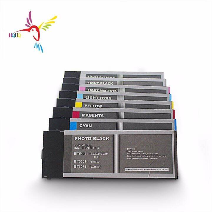 เครื่องพิมพ์จากน้ำ-t5441-t5448ตลับหมึกย้อมสีสำหรับ-epson-4000-7600-9600ผลิตในจีนบริษัท-hqhq