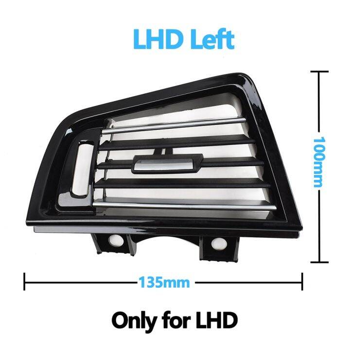 hot-lozklhwklghwh-576-ร้อน-w-lhd-rhd-ด้านหน้าช่องระบายอากาศ-ac-outlet-แผงเปียโนสีดำ-chrome-สำหรับ-bmw-5-series-f10-f11-f18-520i-523i-525i-528i-535i