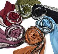 Cross-border new pearl chiffon lace order drill fabric scarf Muslim hui turban headband Malaysia