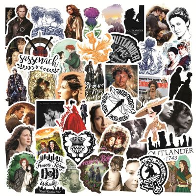 10/30/50PCS Outlander TV Show Stickers Stickers Skateboard Fridge Guitar Laptop DIY Waterproof Classic Sticker for Kid Toy Decal Stickers Labels