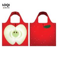 กระเป๋าผ้าแฟชั่นแบรนด์LOQI รุ่น Fruitti Apple ใบใหญ่1ใบ+ใบเล็ก1ใบ พร้อมส่ง