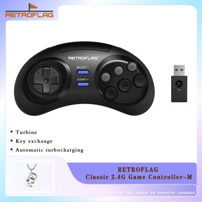 【DT】hot！ RETROFLAG Classic 2.4G Game Controller-M for Switch Windows Sega mini/MD mini 2 and