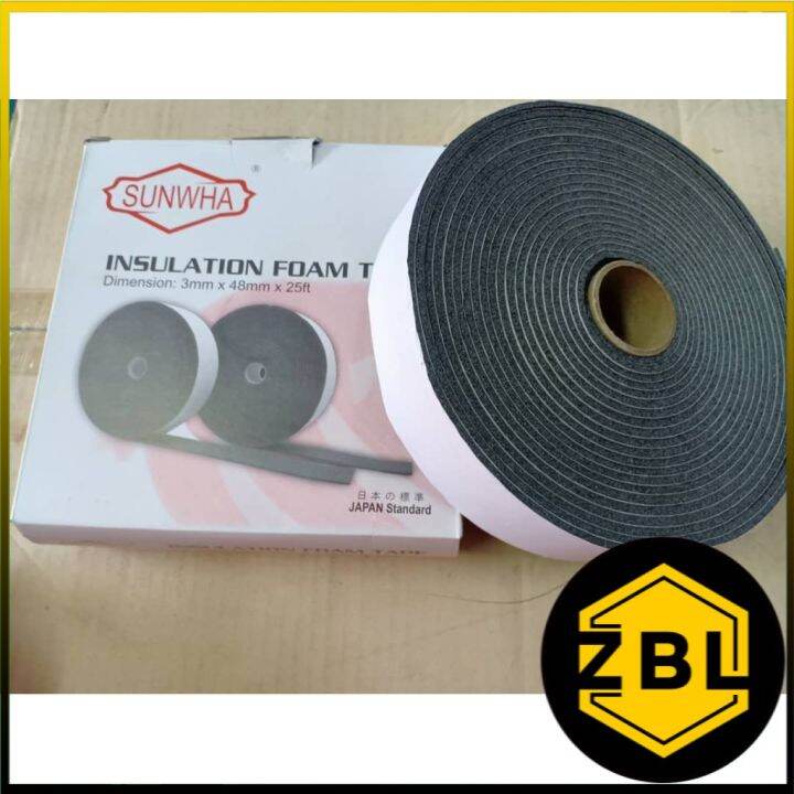 INSULATION FOAM TAPE (3MM X 48 MM X 25FT) Lazada