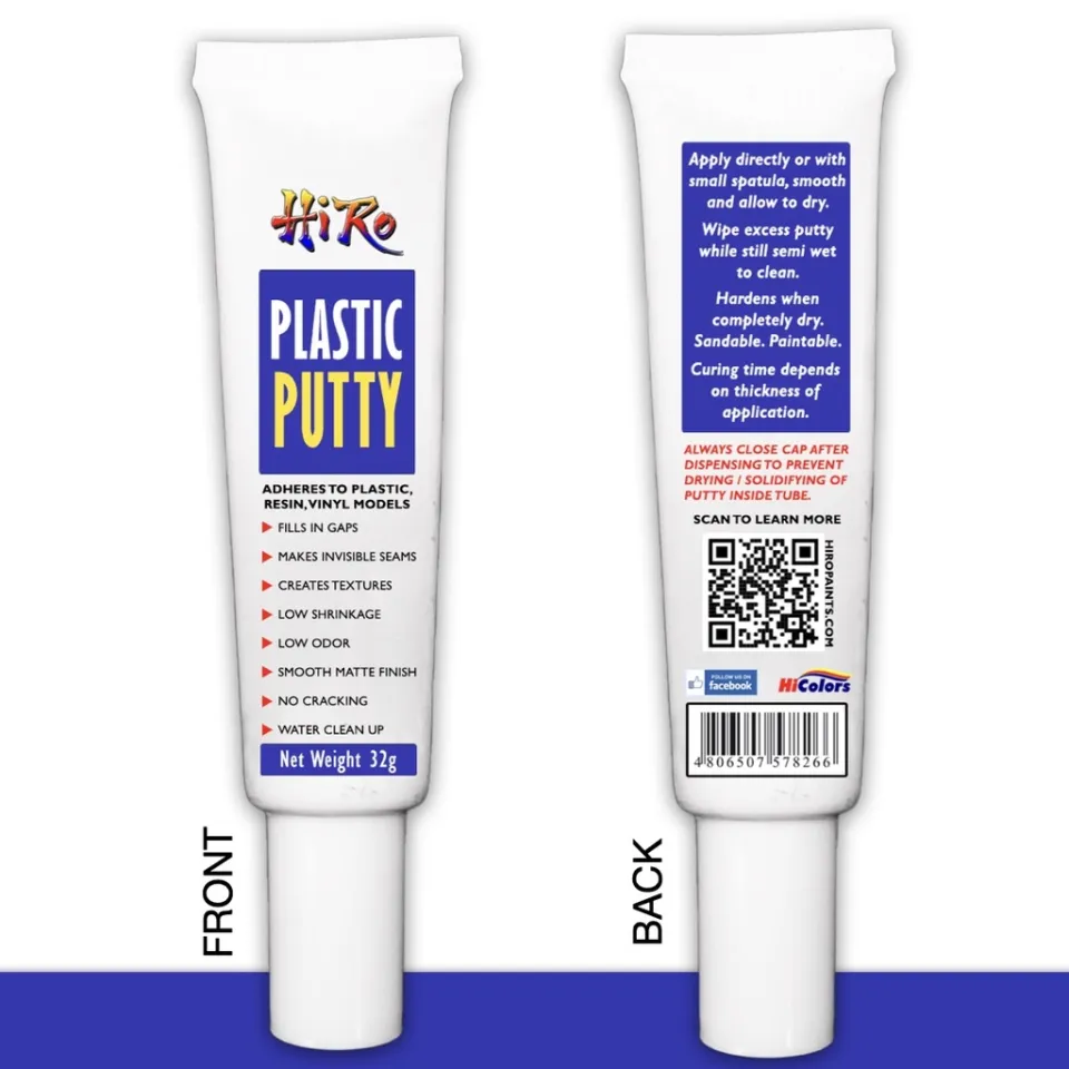 Hiro Plastic Putty (32g) Waterbased Low Odor (Alternative to Vallejo  Plastic Putty)