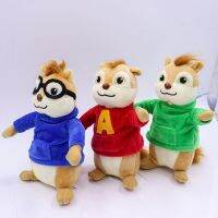 อัลวิน Chipmunks ตุ๊กตาของเล่น Kawaii Chipmunks ปุยสัตว์ของขวัญคริสต์มาสเด็ก3ชิ้น/เซ็ต