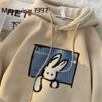 Marquise1997 เสื้อกันนหนาว เสื้อฮู้ด เสื้อกันหนาว ผญ เสื้อแจ็คเก็ตมีฮู้ดทรงหลวมใส่สบายทันสมัย WWY23914XV 37Z230915