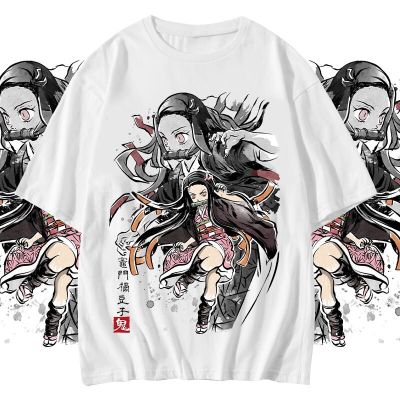 อะนิเมะ Kimetsu ไม่มี Yaiba Nezuko Anime Demon Slayer Blade T เสื้อผู้หญิงกราฟิก Tanjirou Kamado Zenit Rengoku Tops Tshirt