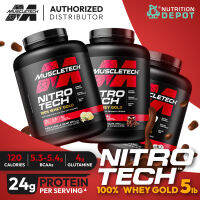 MuscleTech Nitro tech 100% Whey Gold Bonus 5lb - เวย์โปรตีนเสริมสร้างกล้ามเนื้อ