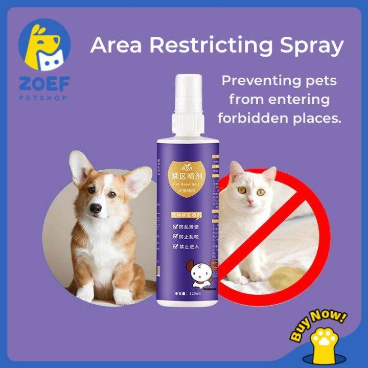 ZOEF Nogo Spray Pet Areas Repellent 120ML To Prevent Dogs Cats From