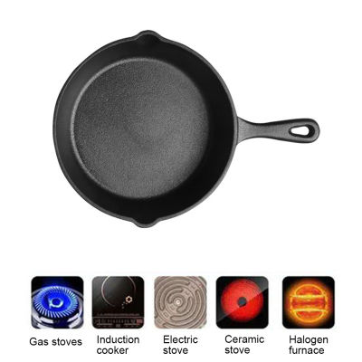 Cast Iron Non-stick 14CM 16CM Skillet Frying Pan for Gas Induction Cooker Egg Pancake Pot Kitchen&amp;Dining Tools Cookware