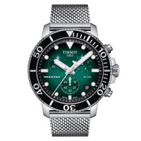 Tissot Seastar 1000 ทิสโซต์ ซีสตาร์ 1000 สีเขียว เงิน T1204171109100 นาฬิกาสำหรับผู้ชาย